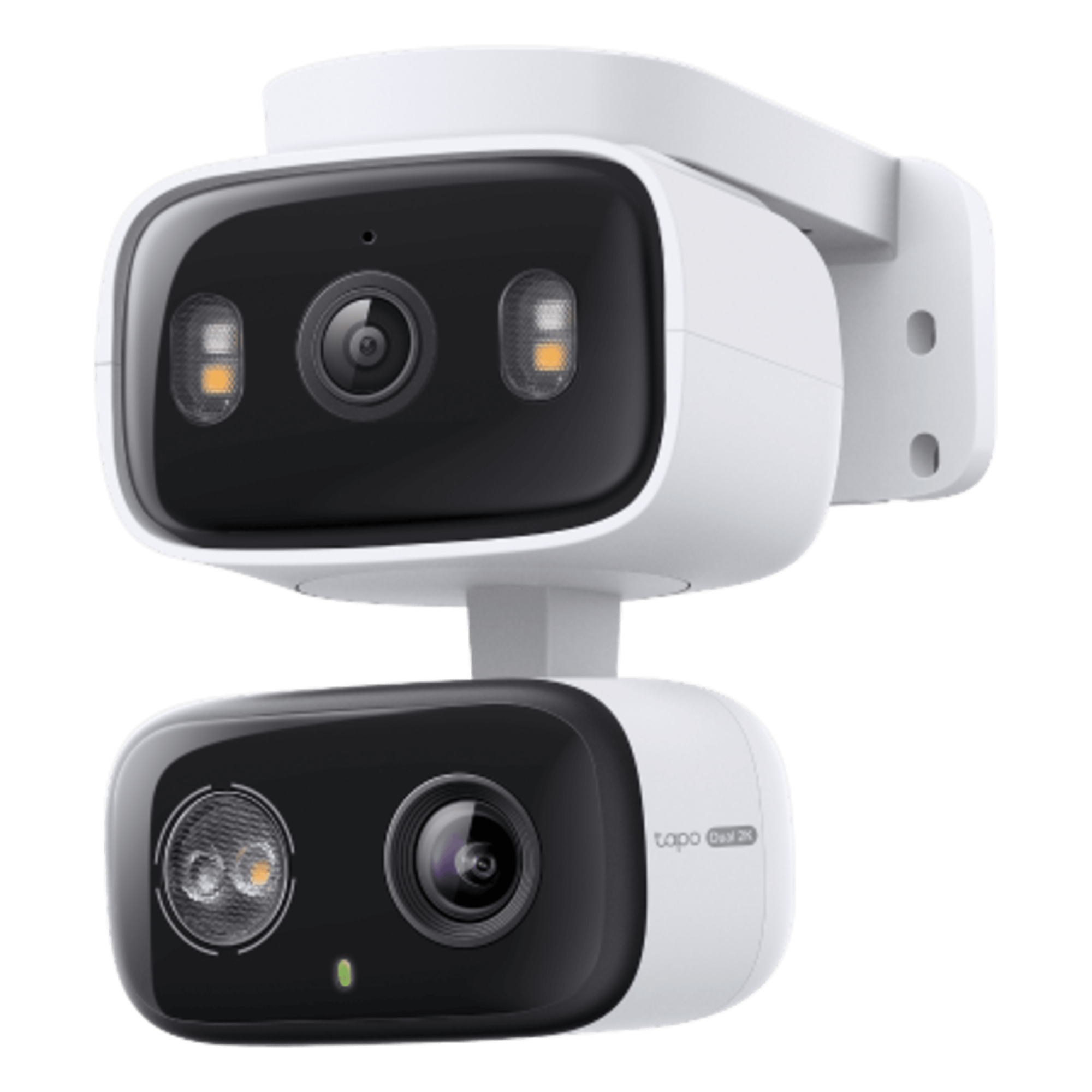 Cámara de Seguridad Dual PTZ / 2 Lentes 2K+2K (3MP cada uno) / 3x Claridad Telefoto / IP65 Exterior / IA Inteligente / Seguimiento Sincronizado / Vista Dual Simultánea / Color Night Vision / Audio Bidireccional / 125.5° Gran Angular + 67
