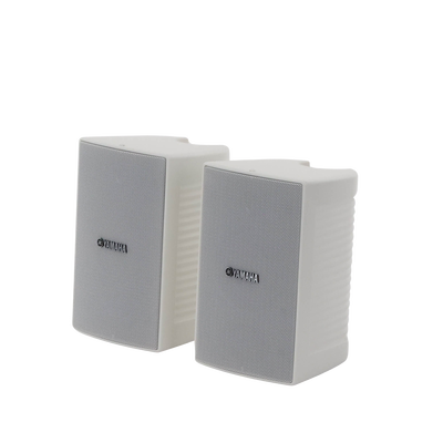 Altavoz de Montaje en Pared, 2 vias, Woofer 4 in, Tweeter 1 in, IPX3, 8 ohms, 70/100V, Color Blanco, Par