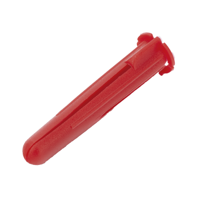 Paquete Con 10 Taquetes Rojos de 1/4" y 10 tornillos 10 x 1 1/2" (4.82 x 38 mm) (1103-05002)