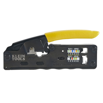 Ponchadora/Pelacables/Cortacables Compacta con Matraca para Conectores RJ45 y RJ11/RJ12. — KLEIN TOOLS · SKU VDV-226-107