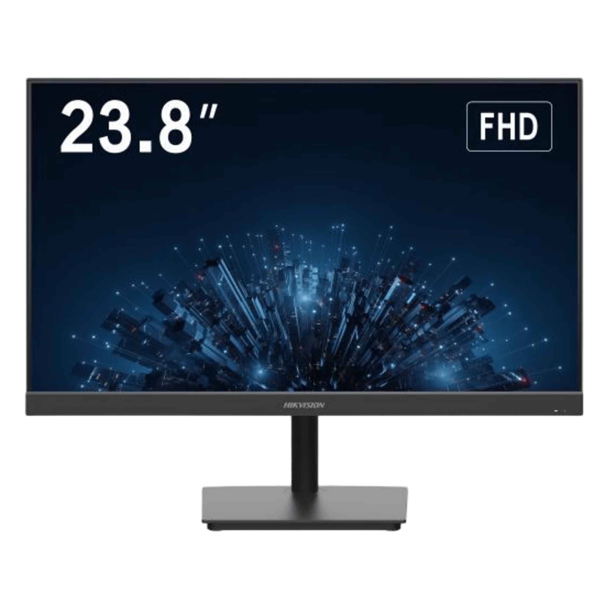 Monitor LED / Full HD 1920x1080 / 23.8" / E-LED Backlight / HDMI-VGA-BNC / VESA 75x75 / Operación 24/7 / 250 cd/m² — HIKVISION · SKU DS-D5224F2-1V1S/B