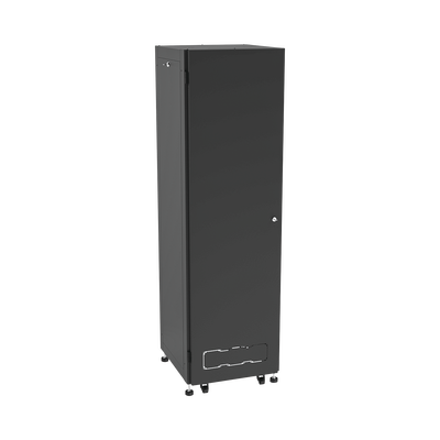 Gabinete para Telecomunicaciones Rack Estándar de 19", 42UR, 600 mm Ancho x 600 mm Profundidad. Fabricado en Acero, Se envía el Gabinete Armado.