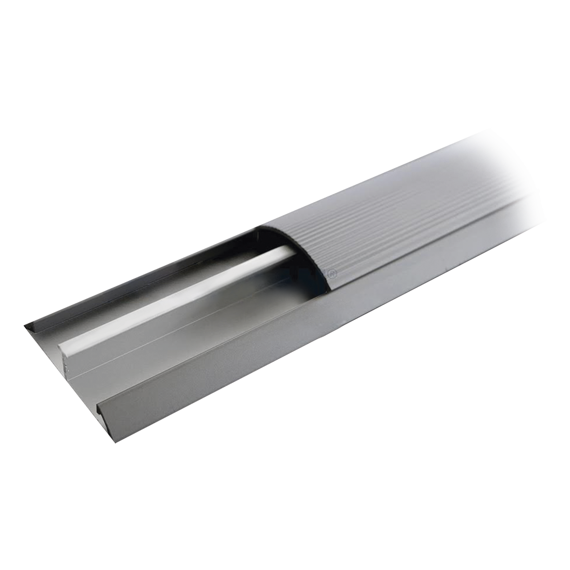 Ducto de media caña de aluminio, tramo de 2.5m de largo (8801-80300) — THORSMAN · SKU DMCTALUM