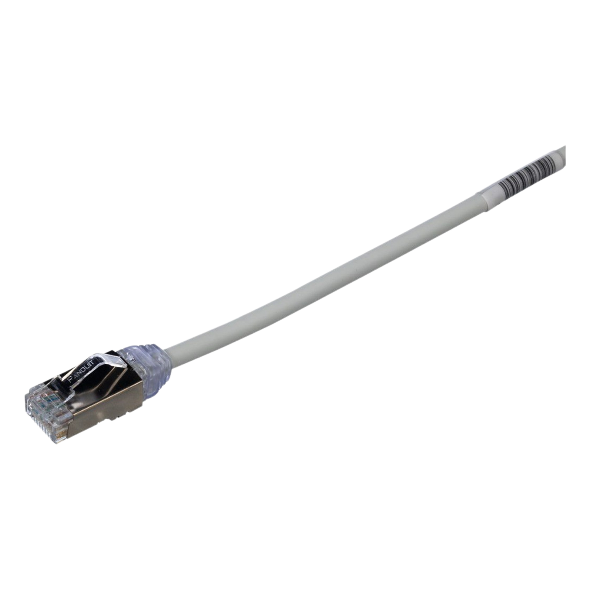Patch Cord Cat6A, Diametro Reducido 28 AWG, Blindado S/FTP, CM/LS0H, 1 Metro (3.28 Pies), Color Gris — PANDUIT · SKU STP28X1MIG