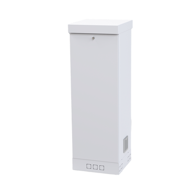 Gabinete para Piso, Capacidad, 31 Unidades de Rack, Doble puerta y Postes frontales e intermedios ajustables, Color Blanco, Se envía el Gabinete Armado.