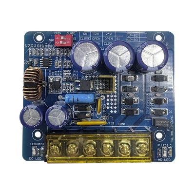 Fuente tipo tarjeta con salida seleccionable en : 6 o 12 o 24 Vcc @ 4 A / 1 salida / requiere transformador de entrada en Vca / capacidad de baterías / baterías no incluidas. — EPCOM POWERLINE · SKU PL-B3