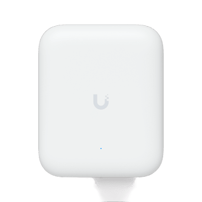 Access Point UniFi WiFi U7 Outdoor WiFi 7 802.11be Doble Banda, MU-MIMO 2x2 en Cada Banda, Puerto de 2.5 GbE, Antena Sectorial Integrada de 90° en 2.4 GHz y 45° en 5 GHz, Conectores para Antenas Omnidireccionales (incluidas), No Incluye Inyector P — UBIQUITI · SKU U7-OUTDOOR