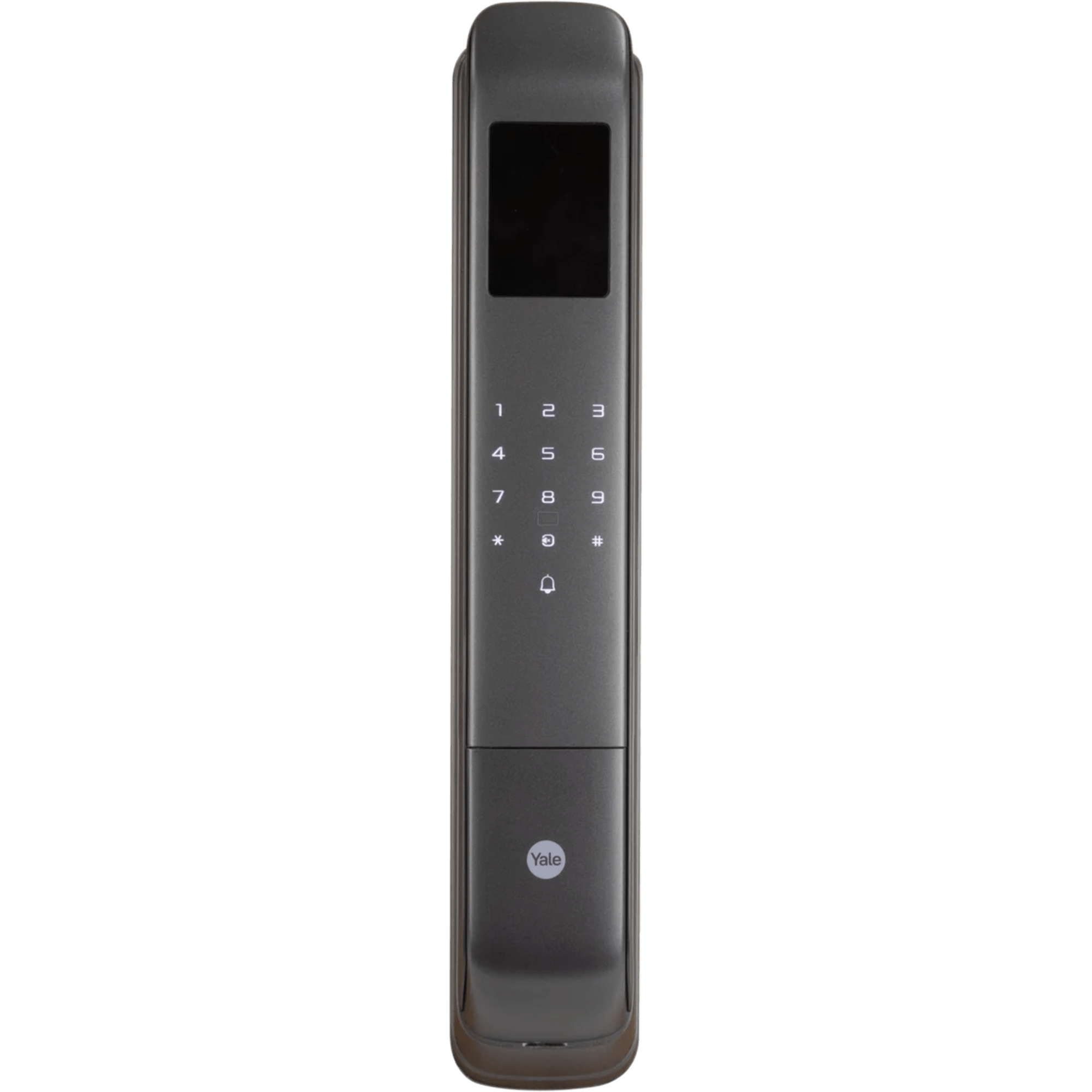 Cerradura Digital Cornelius / Reconocimiento Facial 3D / Sensor de Huella con IA / Capacidad de 100 Huellas, 20 Face ID, 100 Tarjetas MIFARE / Doble Verificación / Bloqueo Automático / Modo Niños / IP54 / Aleación de Aluminio