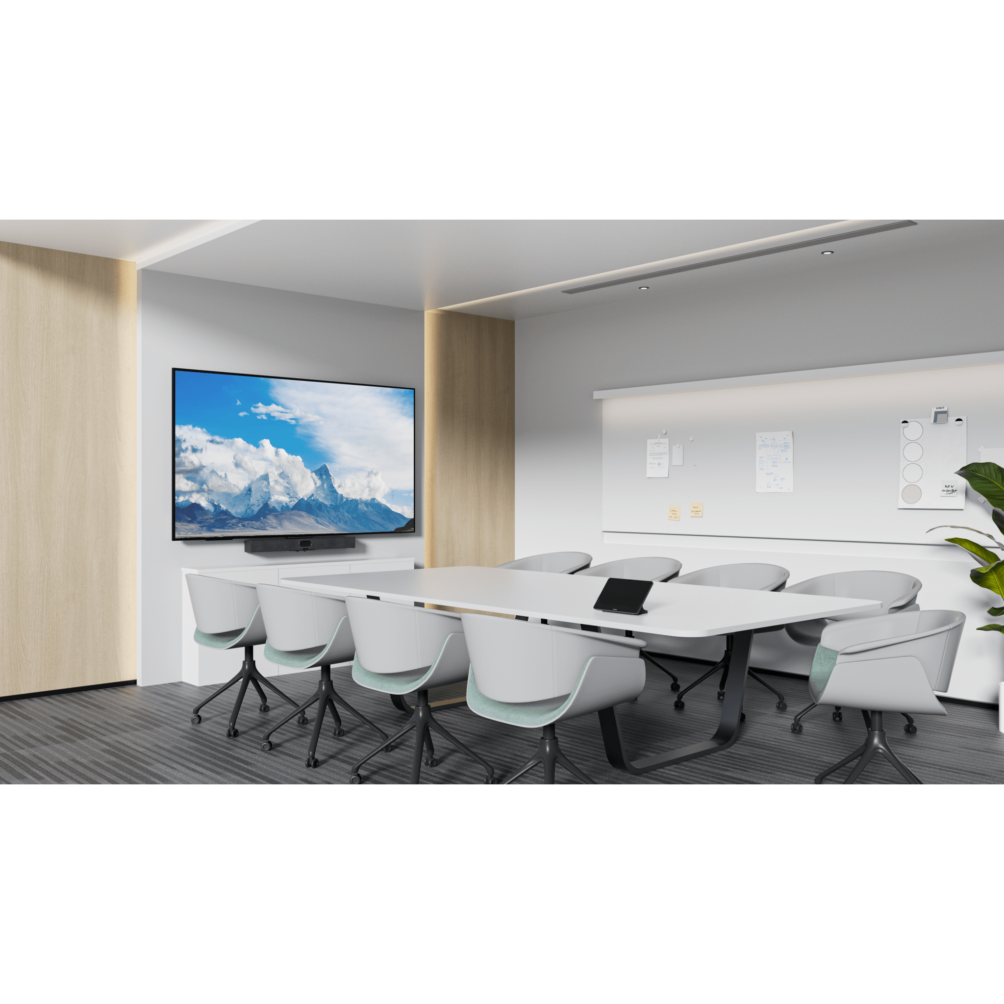 Pantalla Profesional Yealink de 65" MD-65 para Salas de Juntas, con Integración a MeetingBars y Control Inteligente