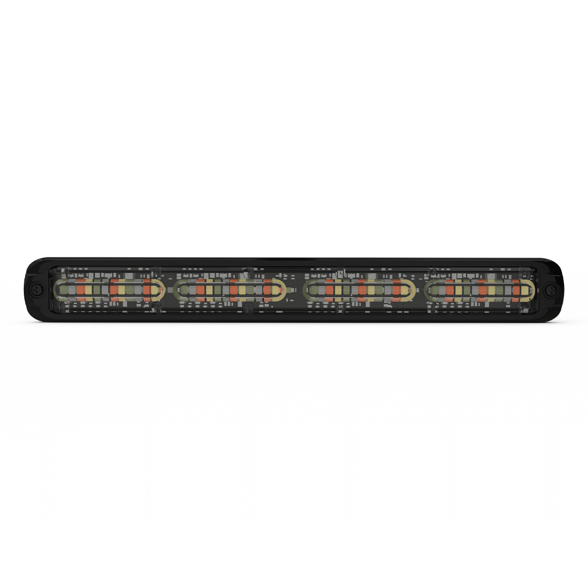 Luz auxiliar Giga Thin 11¨ Quadcolor Rojo/Azul/Ambar/Blanco 48 LED Con funcionalidad de director de tráfico