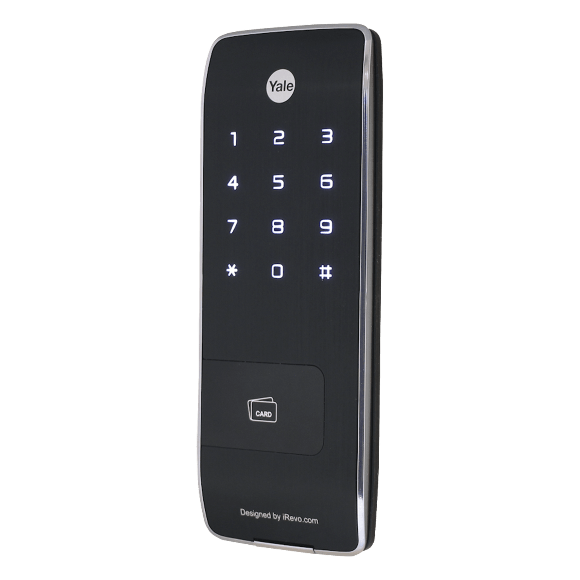 Cerrojo Slim / 11 mm / 40 Usuarios / Código PIN / Alarma / Cierre Automático / 4 Pilas AA / Puerto 9V / RF Opcional — YALE-ASSA ABLOY · SKU 89410E