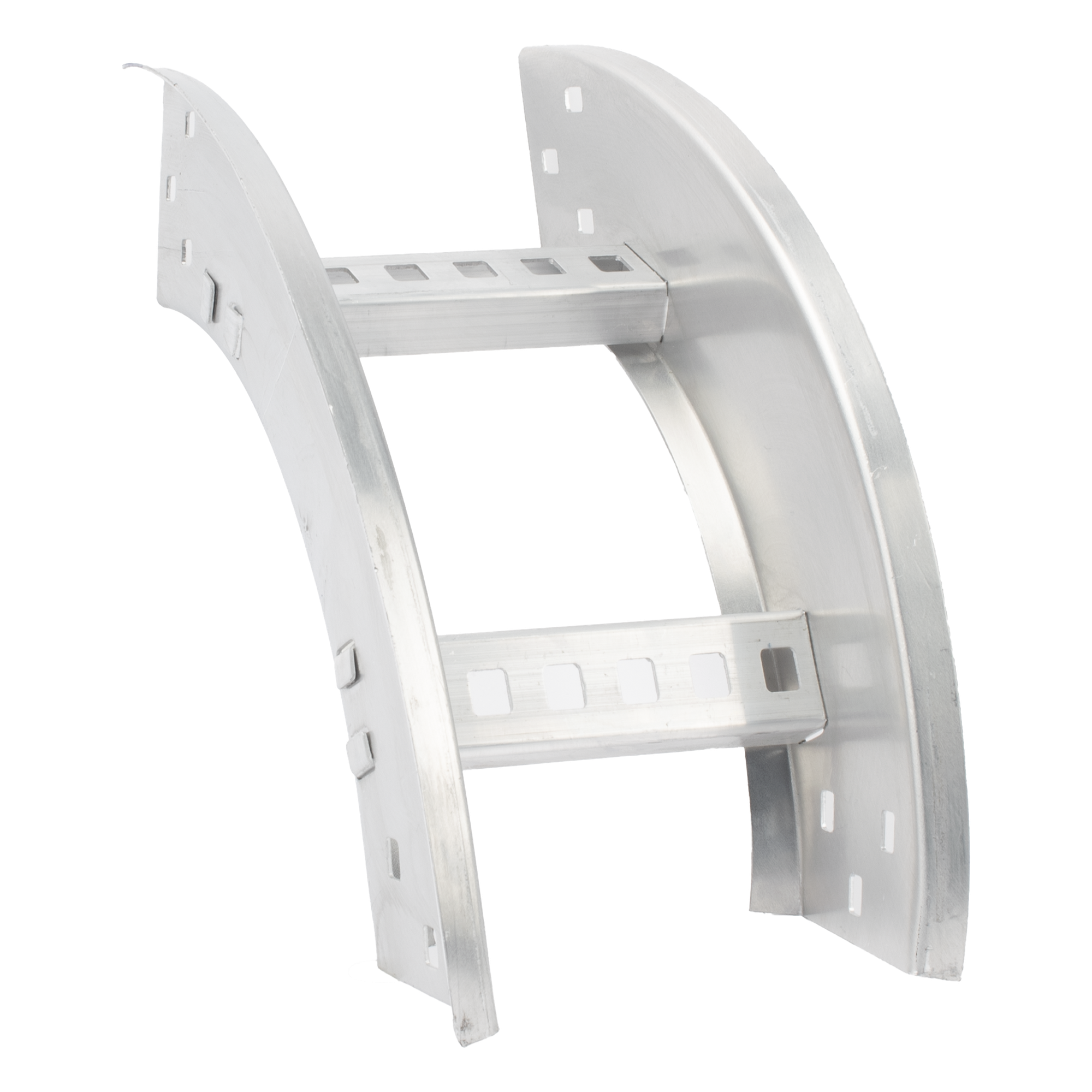 Curva Vertical Exterior de Aluminio de 90° Perfil Z / Peralte 3 1/4" / Ancho 6" / Radio 8" / Incluye Tornillería  — CHAROFIL · SKU CH-VE-908R8X6AK