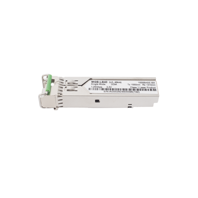 Transceptor mini-Gbic SFP 1G LC TX:1550nm RX:1310 para fibra Mono Modo 40 Km WDM, Requiere MGB-LA40