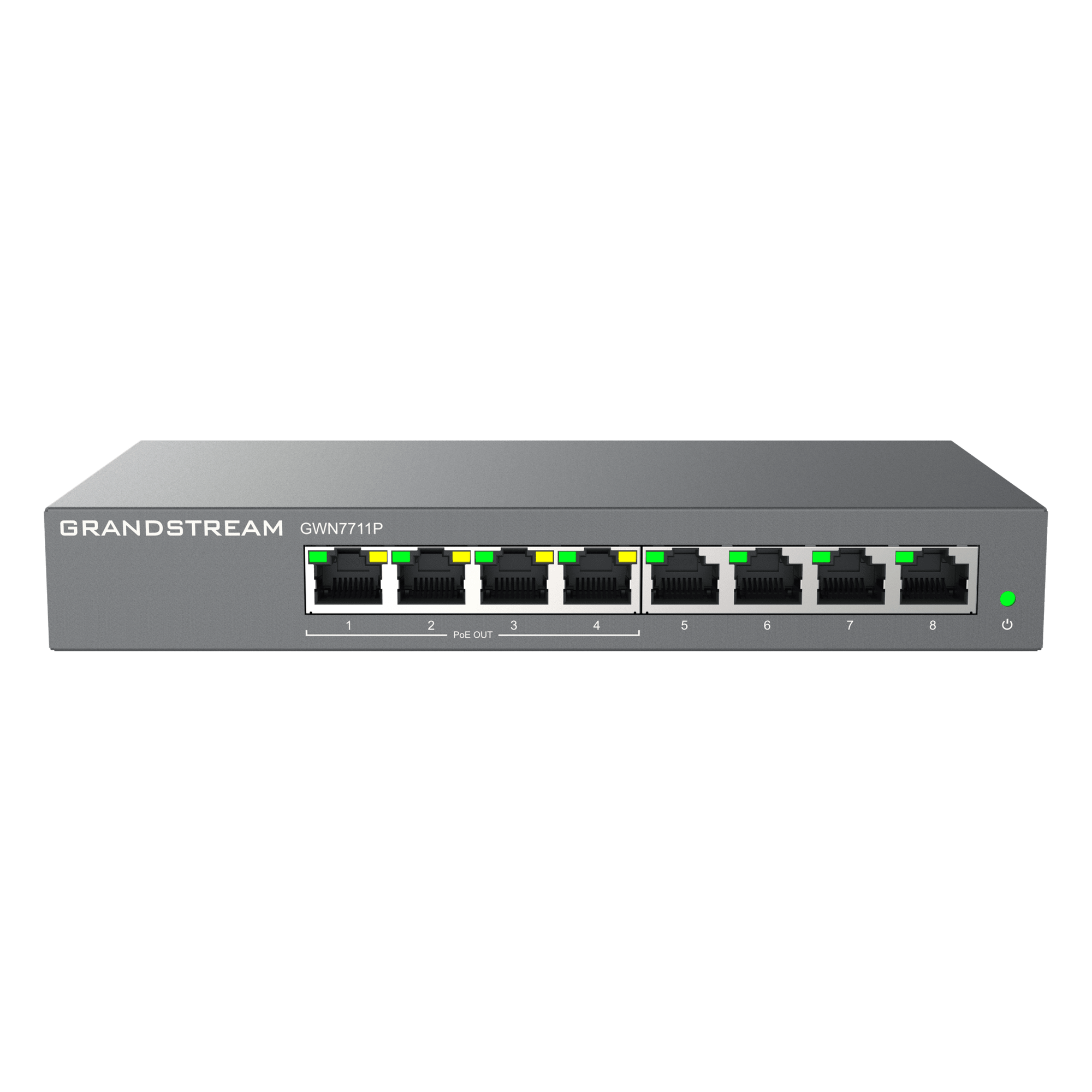 Switch Administrable Capa 2 Lite / 8 Puertos Gigabit / 4 Puertos PoE+ / 32 VLAN / QoS / GDMS Cloud / Montaje Pared y Escritorio