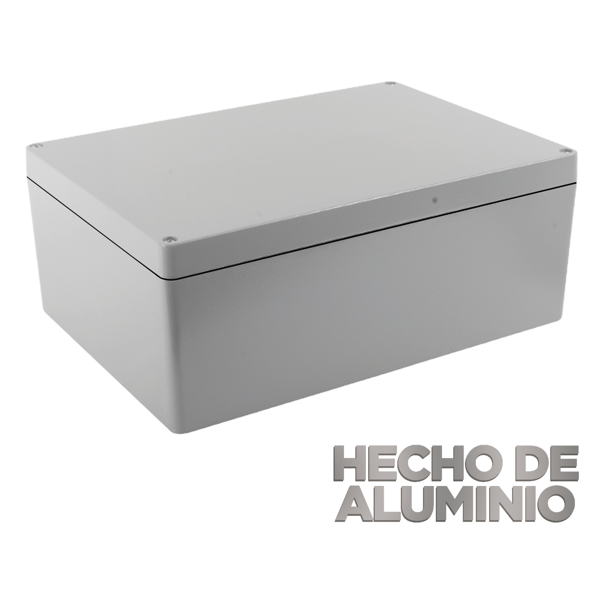 Gabinete para Exterior / Aluminio / IP66 / 390 x 280 x 158 mm / -40 a 120 °C / Montaje en Pared
