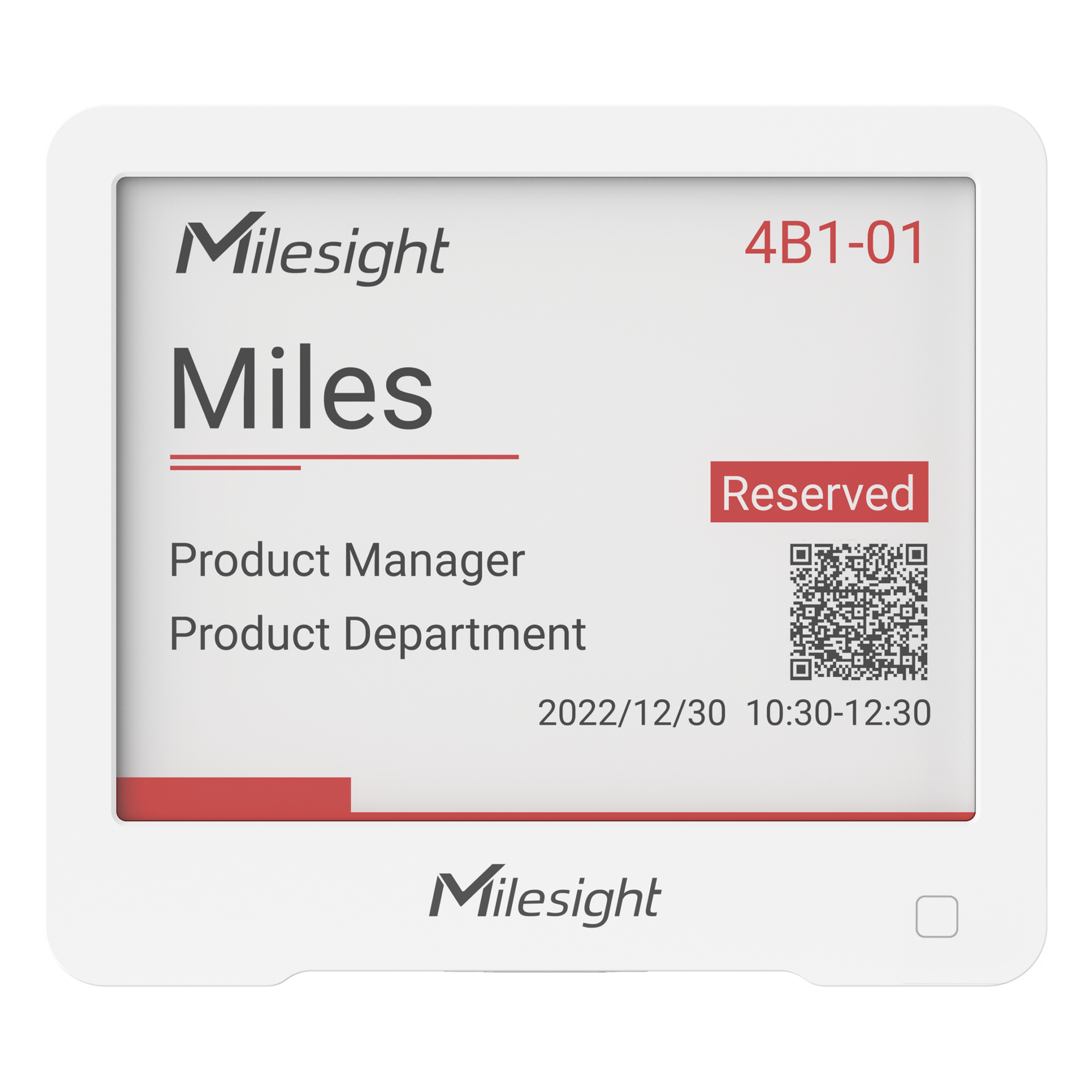 Display Digital para Comunicación IoT con LoRaWAN — MILESIGHT · SKU DS3604915M