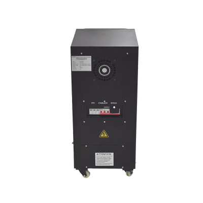 Regulador de Voltaje Industrial Trifásico 10 kVA/8 kW 220 V / Entrada 176-264 V Vca / Salida 215.6-224.4 Vca