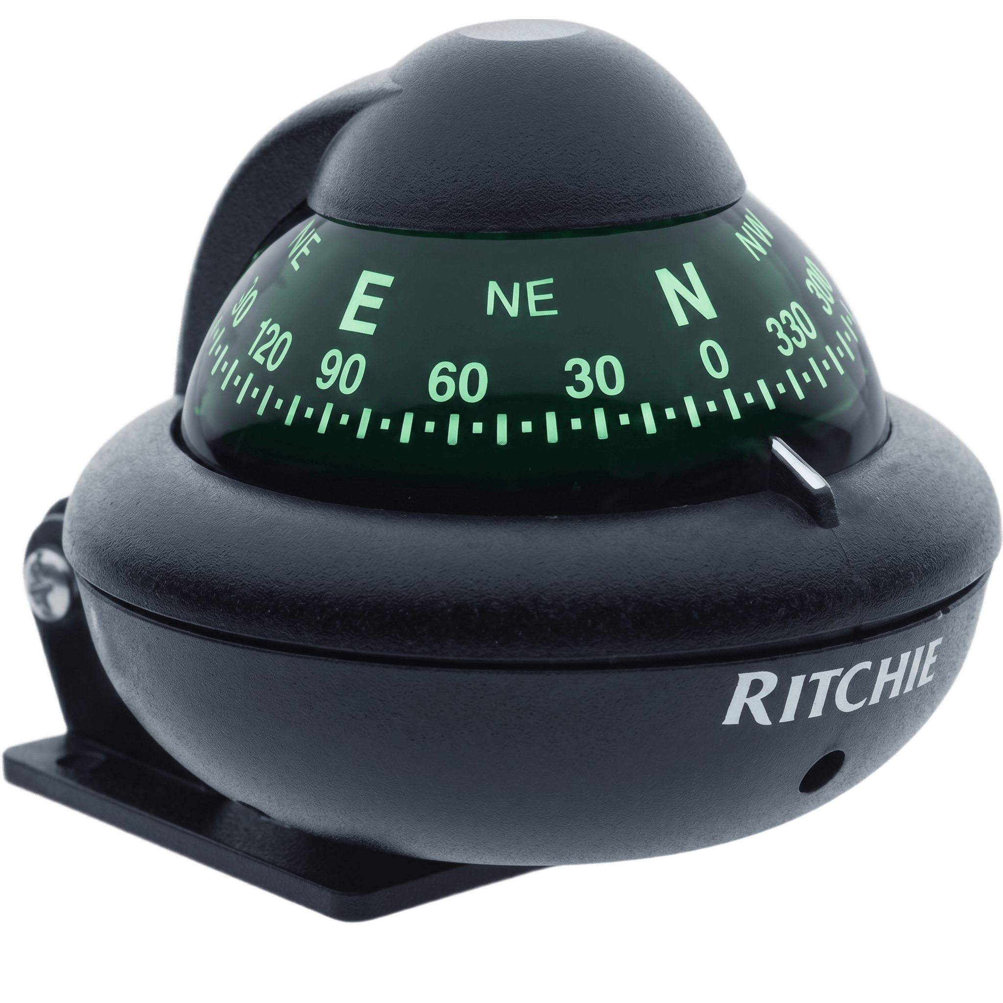 Brújula de Navegación Marína Serie Sport / Montaje en Bracket / Dial Directo 2 Pulgadas (51 mm) / Iluminación Nocturna Verde / Compensación Magnética / Montaje Reversible 300° / Garantía 5 Años