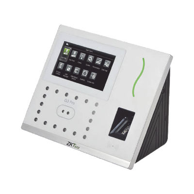 Checador Biometrico / Reconocimiento Facial /12,000 Rostros / 6,000 palmas / 20,000 Tarjetas /20,000 huellas / Soporta DDNS con BIOTIMEPRO / — ZKTECO · SKU ZKG3PRO