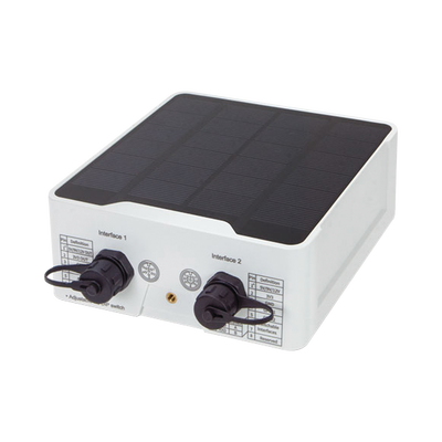 (LoRa) Controlador de nodo IP67 para exterior Industrial, Compatible con LoRaWAN, Con Celda Solar y Batería Integrada 
