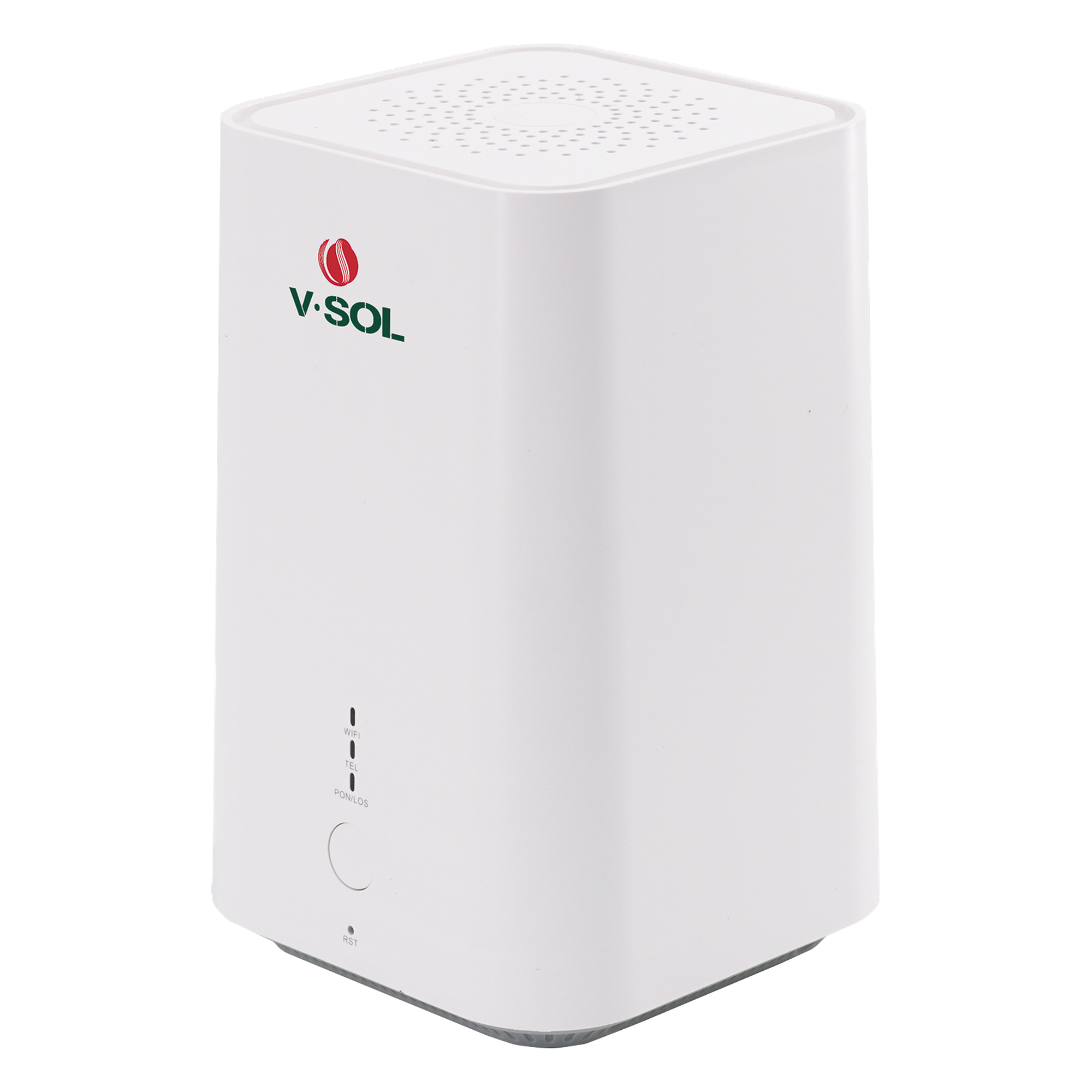ONU DualMode GPON/EPON / Wi-Fi Doble Banda 2.4 y 5 GHz / Soporta MESH / 2 Puertos Gigabit / 1 Puerto PON SC/UPC / 1 puerto FXS / Hasta 1200 Mbps vía Wi-Fi — V-SOL · SKU HG323AC-B