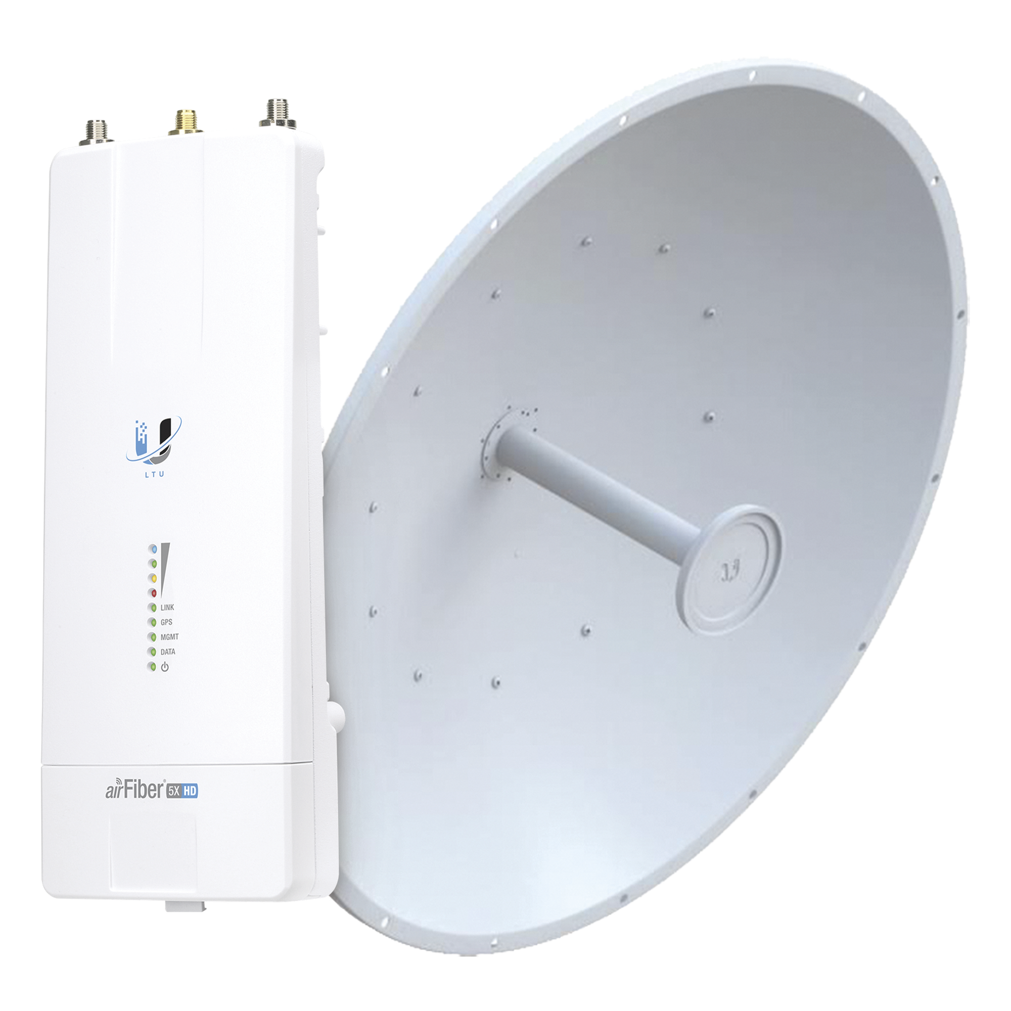 Airfiber Kit AF5X-HD con Antena Fiber 34 dBi Slant-45 — UBIQUITI · SKU AF5X-HD-34-S45