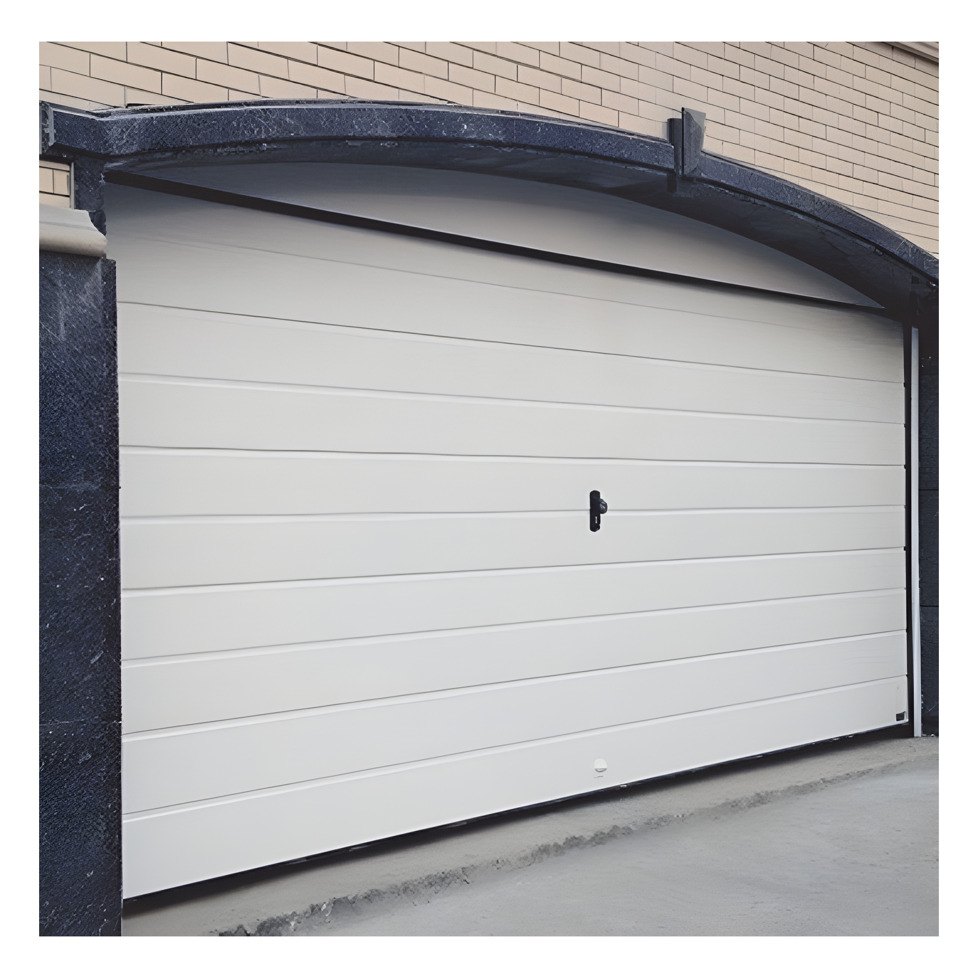 Puerta de Garage Residencial / Aislada / 12×8 pies / Poliuretano 43 mm / Calibre 26 / Estilo Americano