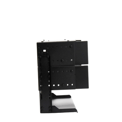 Rack Abierto de montaje en Pared, de 19in, 5 Unidades de rack, Profundidad Ajustable (8" a 12") con Charola de Uso Múltiple.