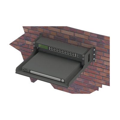 Rack Abierto de Pared / 19 pulgadas / 2U / Profundidad 460 mm (18 in) / Carga 22 kg / Charola 150 mm — LINKEDPRO BY EPCOM · SKU LP-RAP-1802