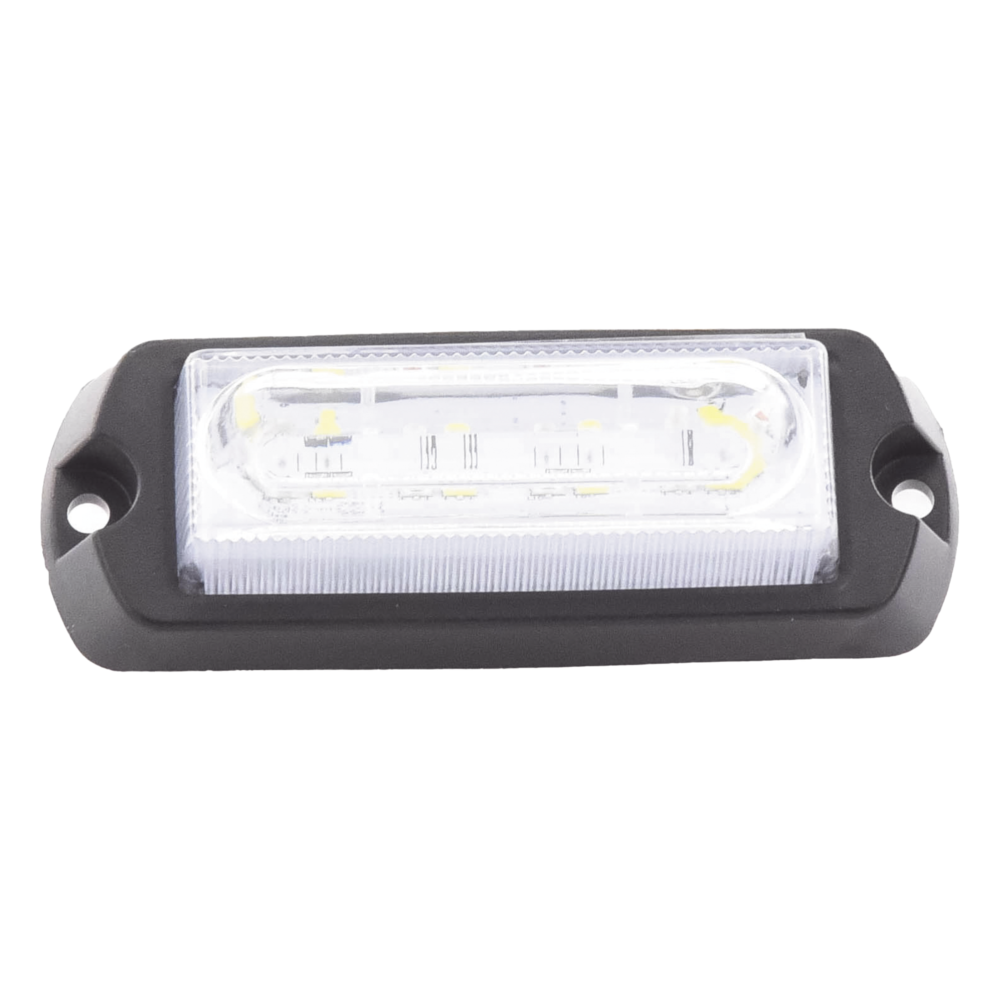 Luz Auxiliar Ultra Brillante de 8 LED, color Ámbar / Claro , con mica transparente. — EPCOM INDUSTRIAL SIGNALING · SKU X13AW