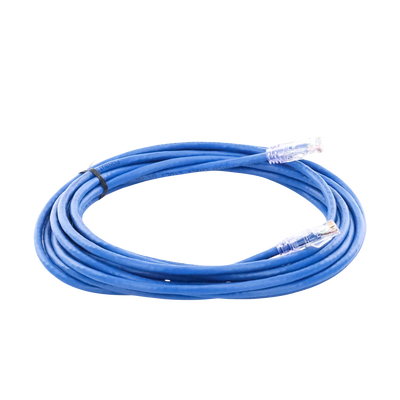 Cable de Parcheo UTP Categoría 6, con Plug Modular en Cada Extremo - 6 Metros (19.69 Pies) - Azul