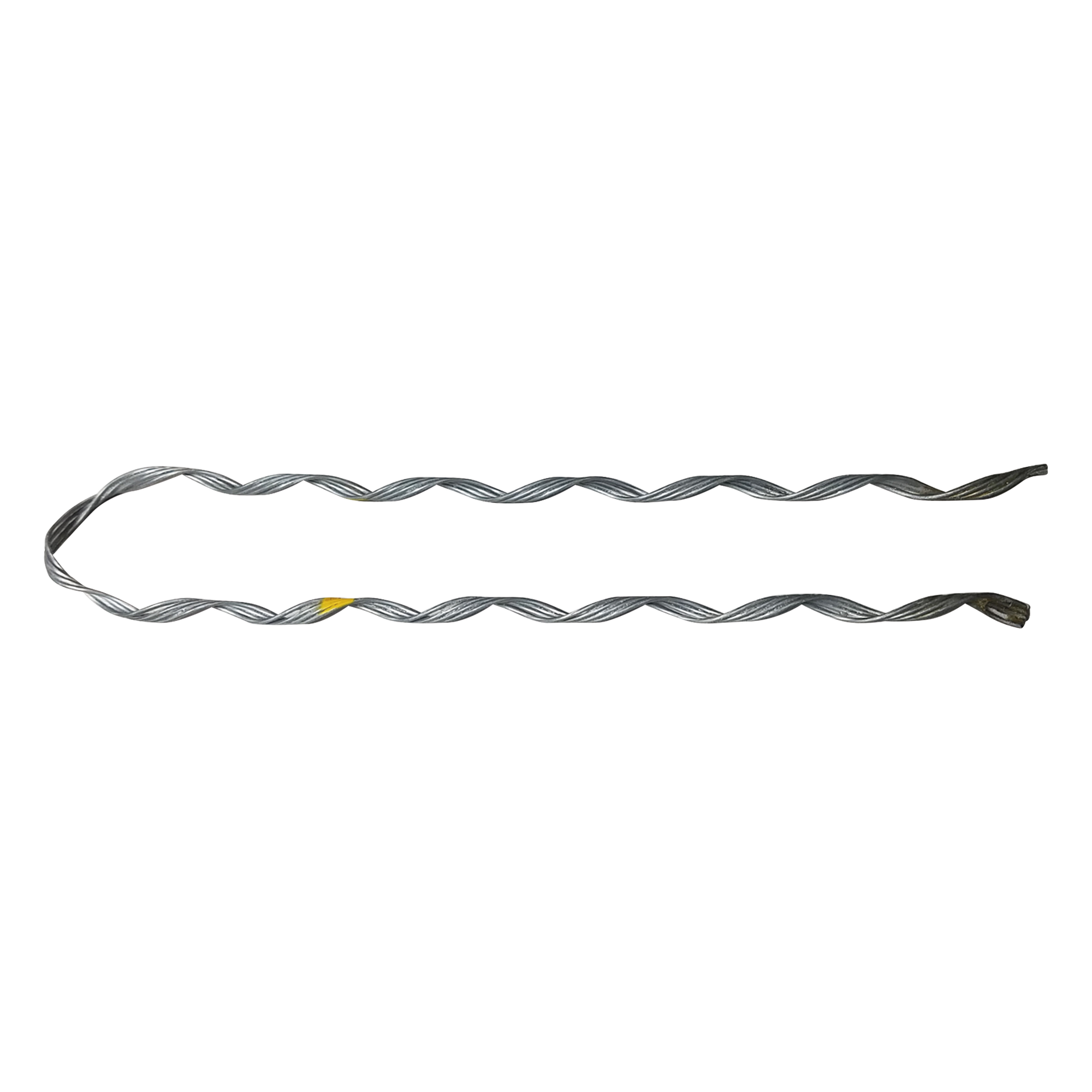 Remate Preformado de Acero Galvanizado para fibra Mini-ADSS, Diámetros 6-7 mm (Estructura de 4 hilos con Polvo Abrasivo) — PLP · SKU GDE-ADS-060