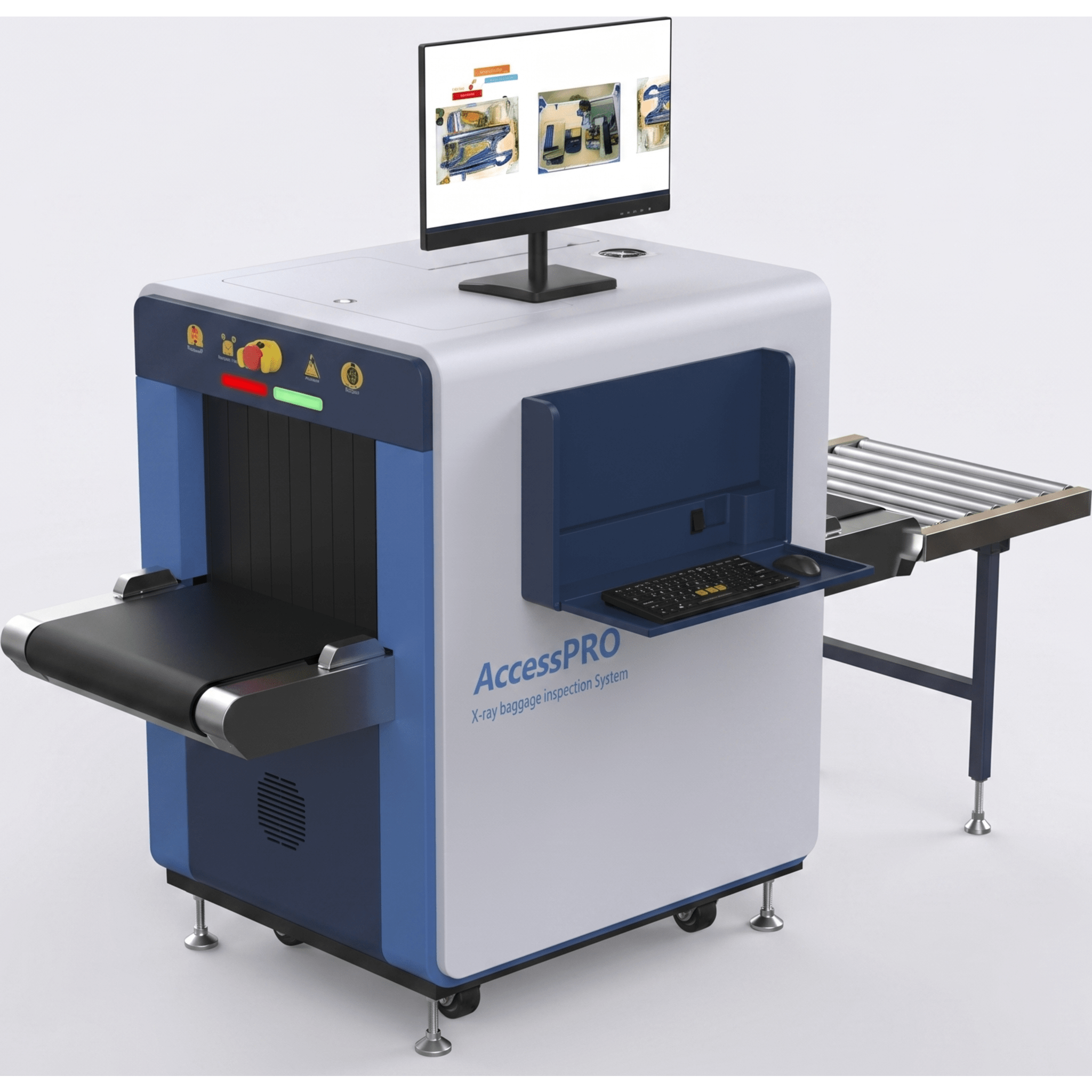 Sistema de Inspección por Rayos X AP5030H / Túnel 50x30 cm / Detección de Explosivos y Materiales Orgánicos / Monitor LCD 21.5" / Zoom 32x / Memoria 100,000 Imágenes / Puesta en Marcha y Capacitación Incluidas
