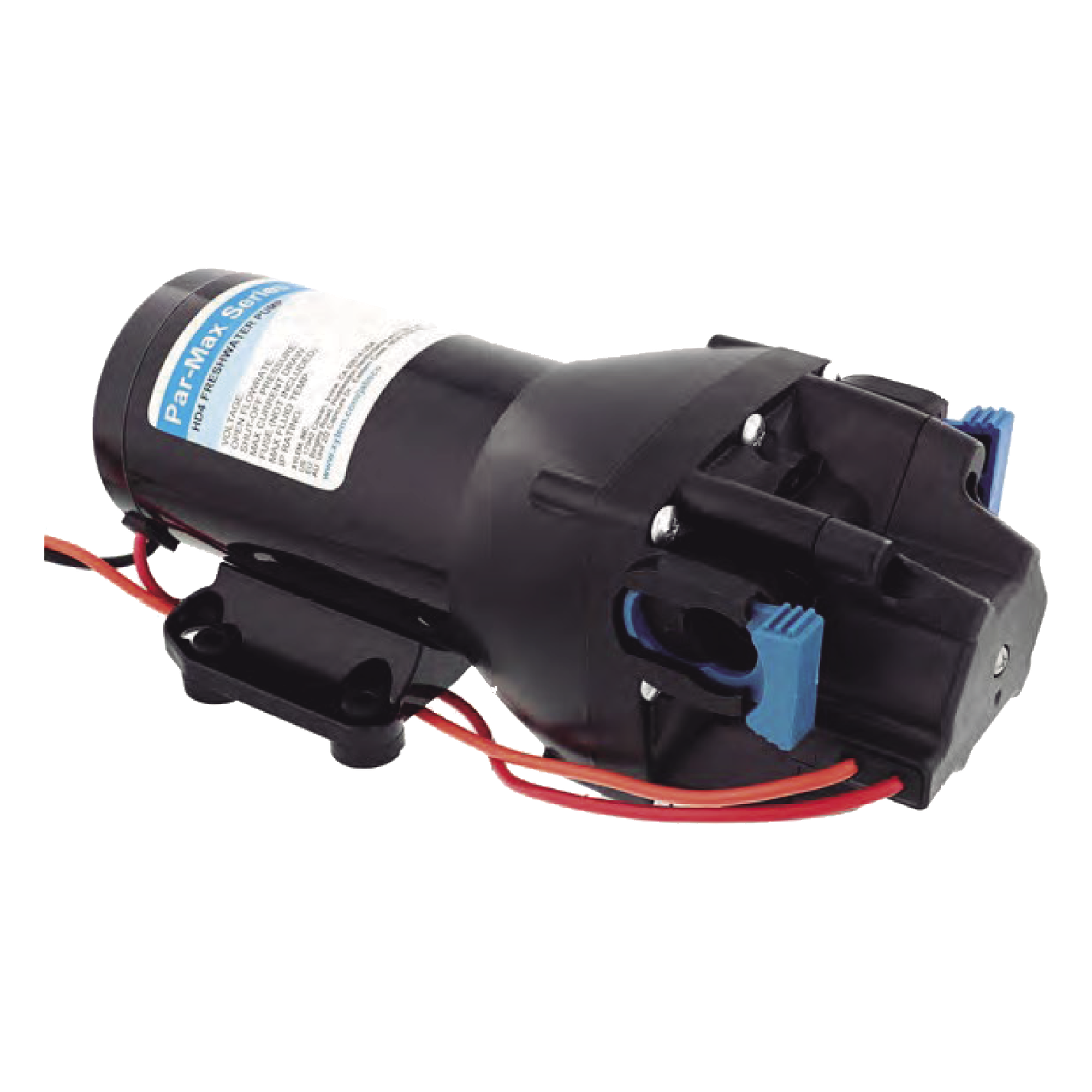 Kit de bomba de lavado de alta presión y alto caudal HotShot HD4 de 12 Vcd, 15LPM / 4GPM / 60 PSI — JABSCO · SKU Q401J-118N-4A