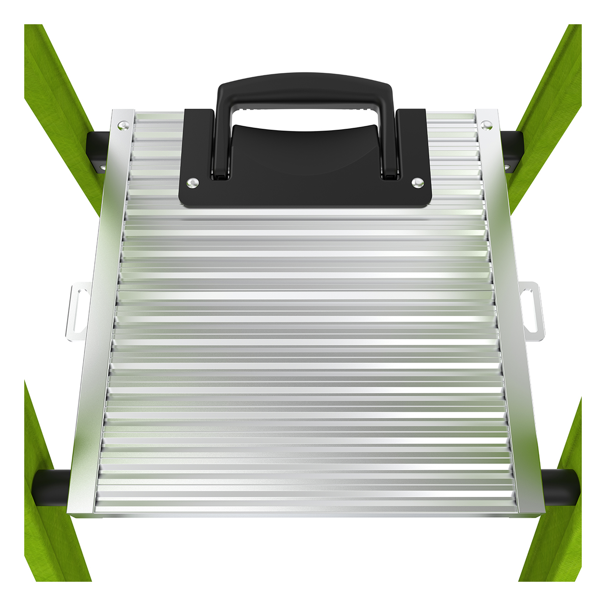 Escalera de Aluminio + Fibra de Vidrio de 1.8m con Soporte para Herramienta. !La Más Liviana del Mundo! (SKU:15406-001)