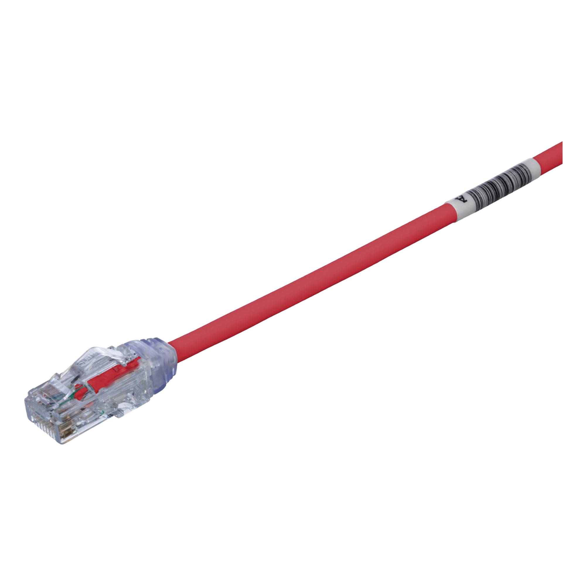 Cable de Parcheo UTP Cat6A / 28AWG / CM-LSZH / 0.3m (1 Pie) / Rojo / PoE++ / -40 a 75°C — PANDUIT · SKU UTP28X1RD