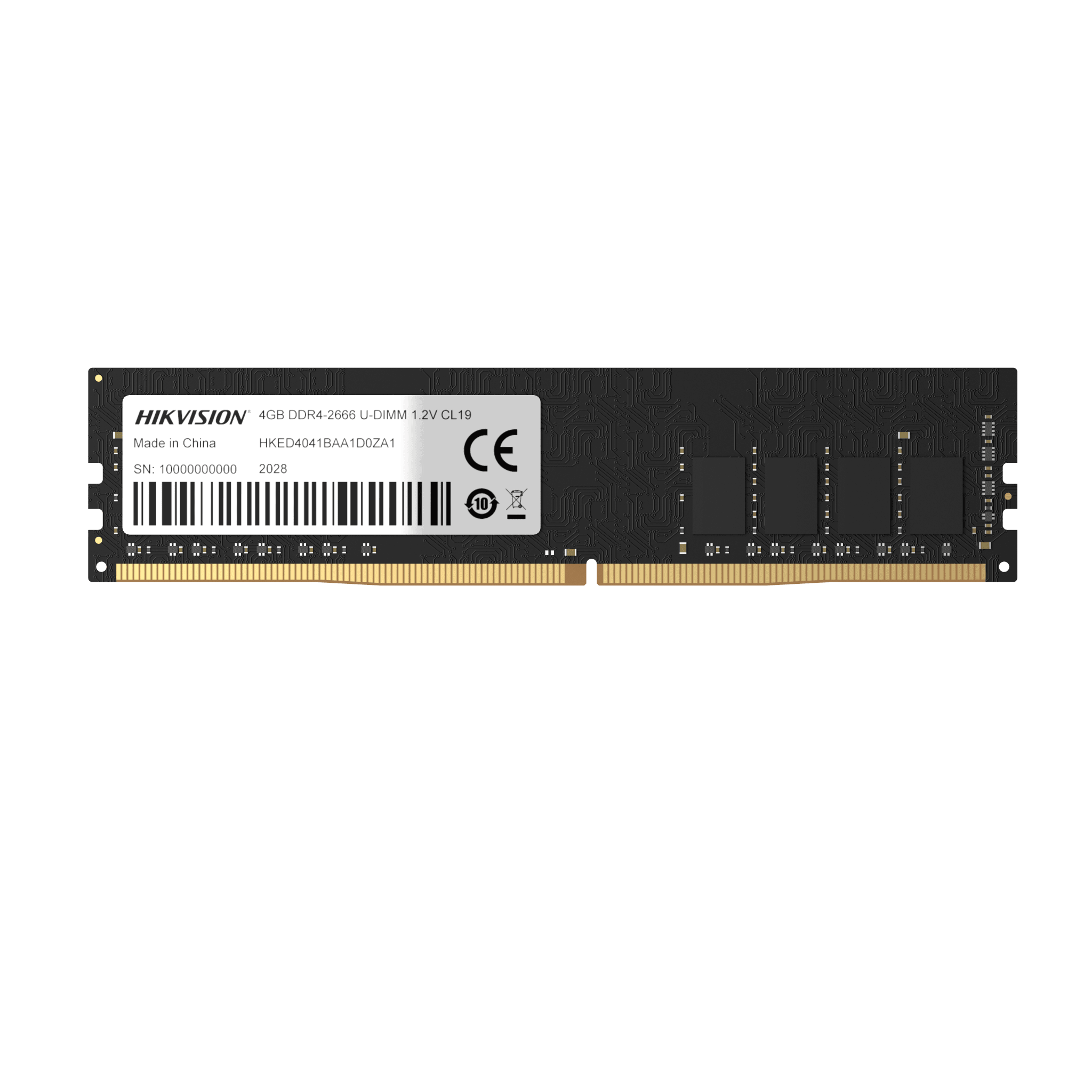 Módulo de Memoria RAM DDR4 de 16 GB / 3200 MHz / Para Equipo de Rack o Escritorio / UDIMM