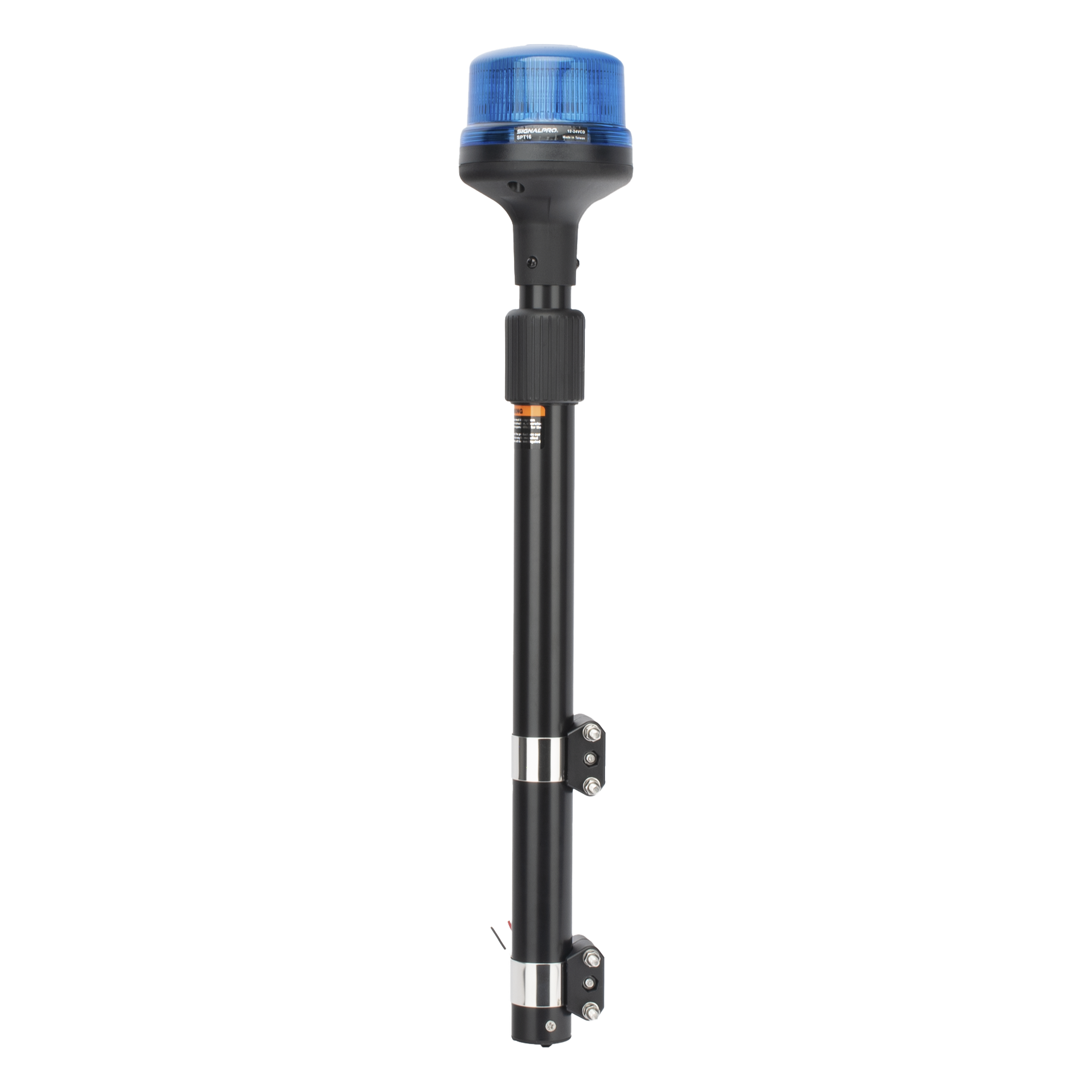 Luz Telescópica para Motocicletas de 8 LED, Azul, Lente Azul, SAE  — SIGNALPRO · SKU SPT16B