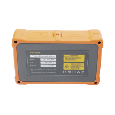 OTDR Monomodo para Pruebas en Enlaces de Fibra Óptica, Longitudes de Onda 1310 y 1550 nm, Entrada SC/APC