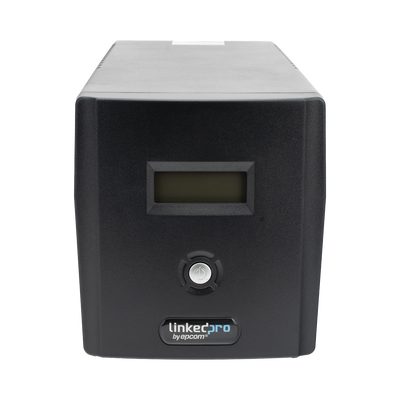 UPS 1200VA/720W Pantalla LCD / Línea Interactiva 120Vca / 6 tomas 5-15R (4 Respaldadas) / Regulación de Voltaje / Protección RJ45