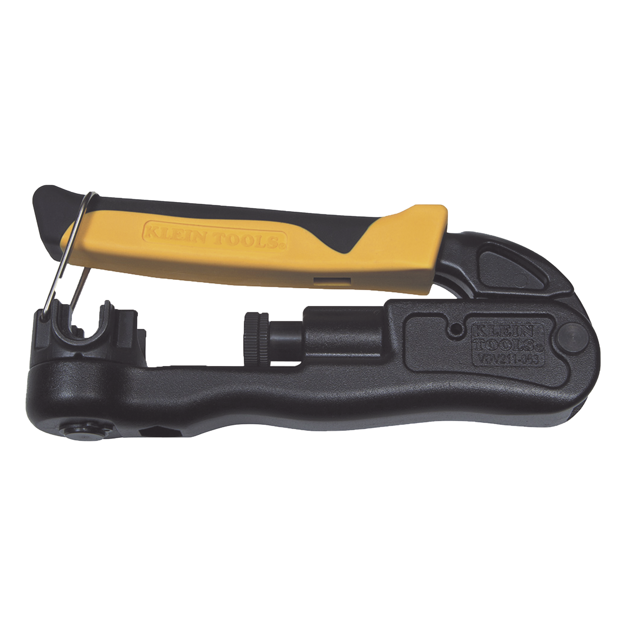 Pinza Ponchadora para Cables RG58, RG59, RG62, RG6/6Q, RG7, RG11 y Conector F, BNC y RCA. — KLEIN TOOLS · SKU VDV211-063