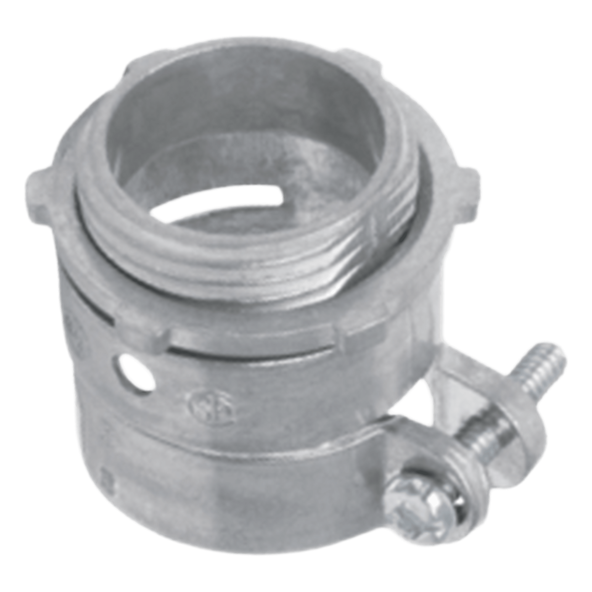 Conector recto para tubo flexible de 1" (25 mm). — ANCLO · SKU ANC-FXR100