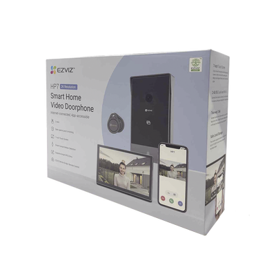 Videoportero IP Conexión a 2 Hilos / Con Monitor Wi-Fi para Interior / Frente de Calle IP65 Uso En Exterior Debe Tener Protección / Cámara 3 Megapíxel / Llamada a la App / Apertura remota / Apertura de 1 Puerta y un 1 Porton