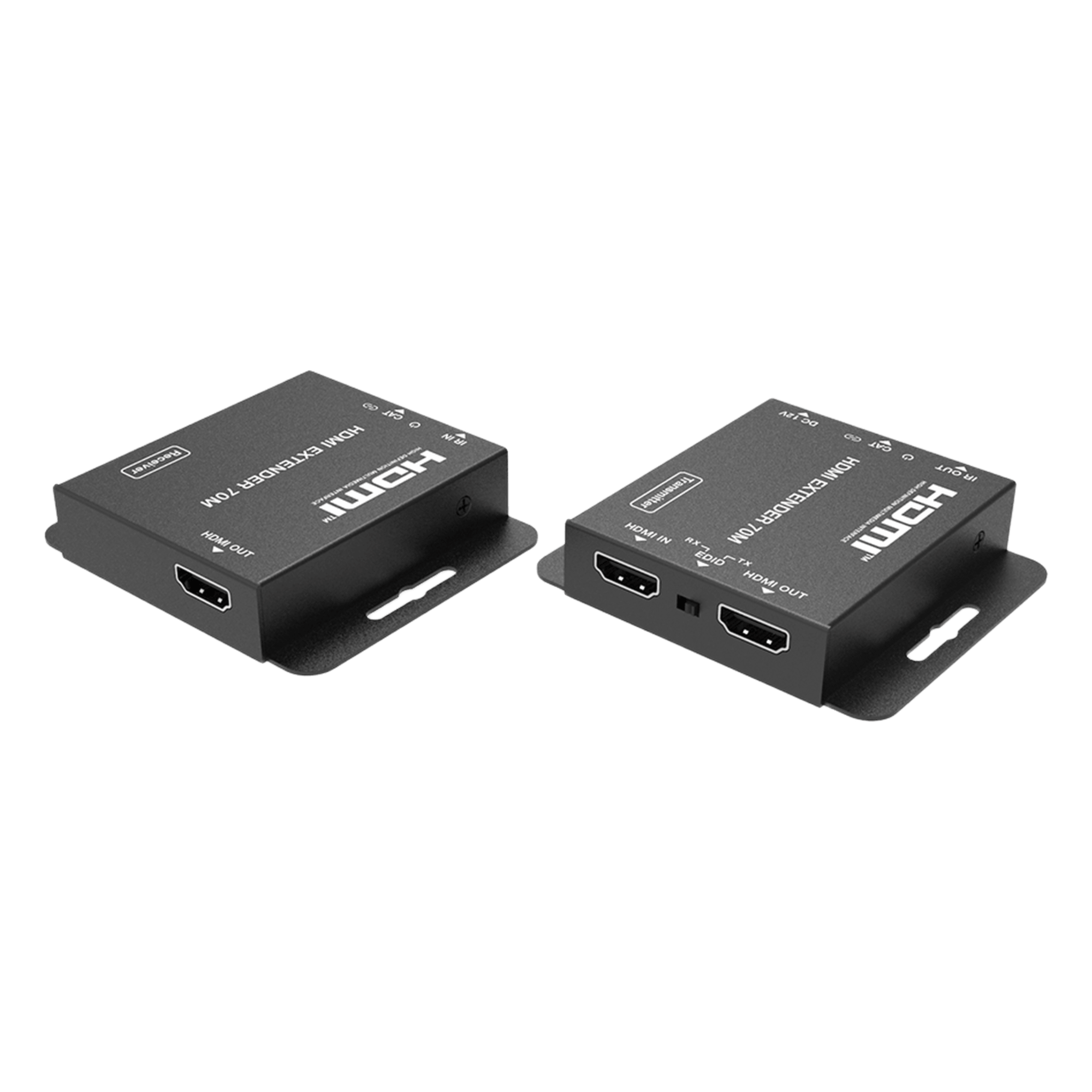 Kit Extensor HDMI | 4K2K@40m | 1080p@70m | Cat5e/Cat6 | Soporte PoC | HDMI Loop | Transmisión IR — EPCOM PROAUDIO · SKU EPC-ED970