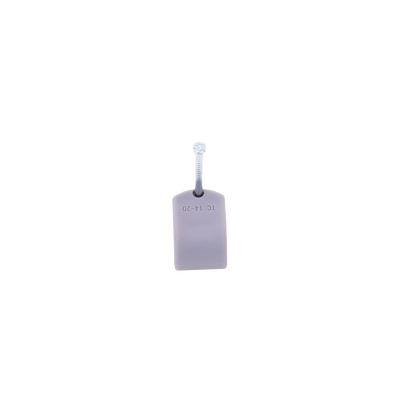 Grapa para cable redondo de 14mm color gris (100pzs) (3105-00100) 
