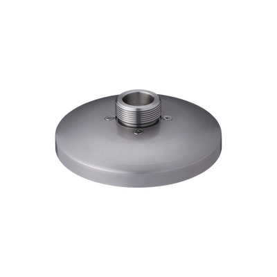 Adaptador de Acero Inoxidable tipo plato necesario para pared o techo — HANWHA VISION · SKU SBP-300HMS6