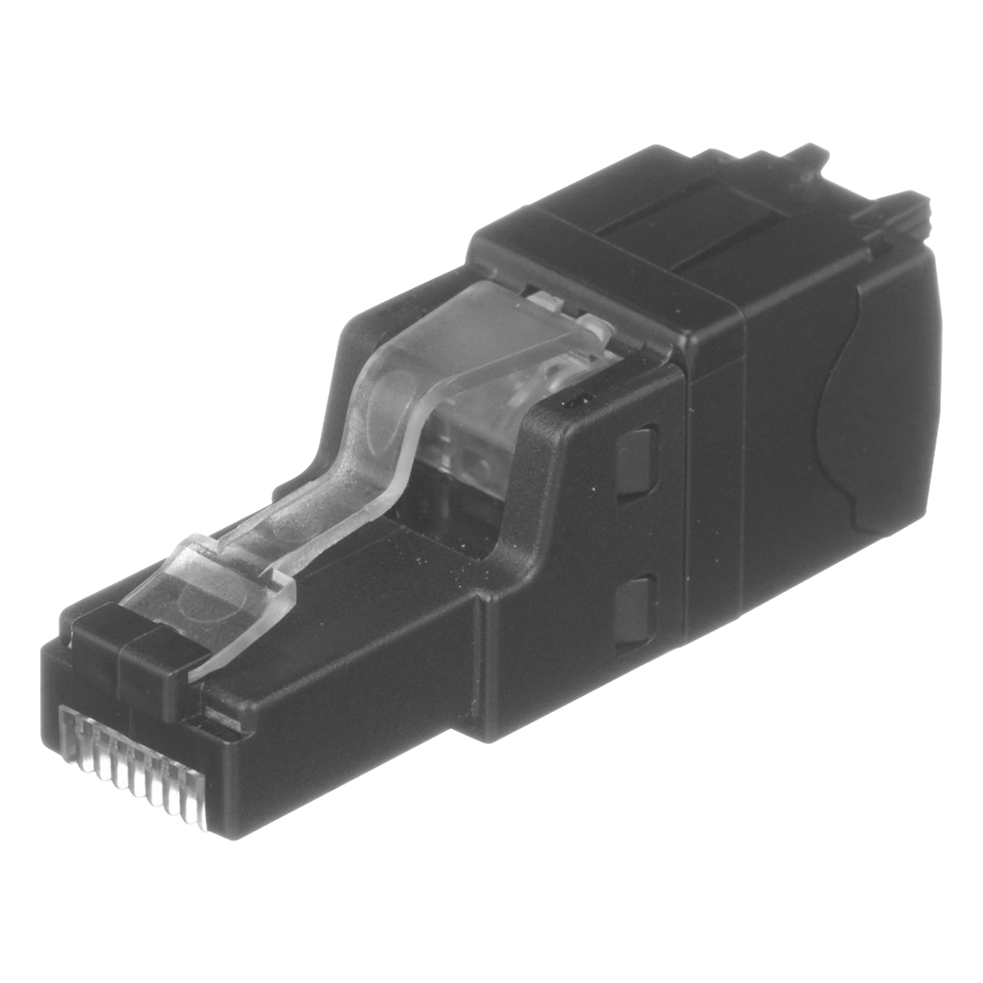 Plug RJ45 UTP / Cat6A / Terminación en Campo / 22-26 AWG / Recto y Angulado / 0.5-0.7 ft Equivalente — PANDUIT · SKU FP6X88MTG