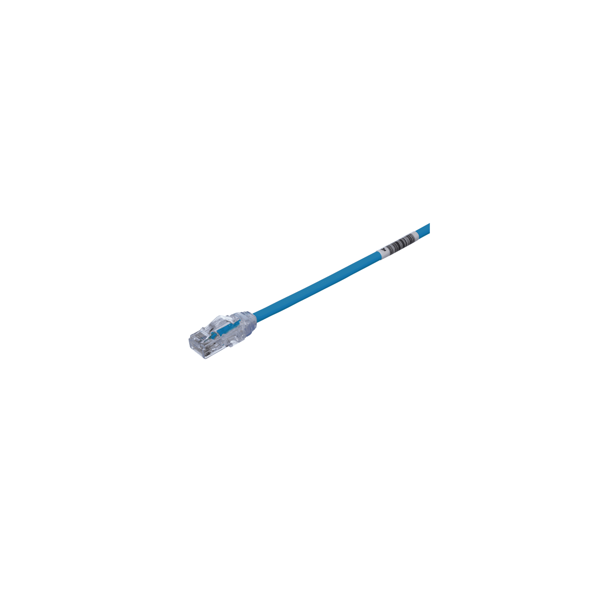 Cable de Parcheo UTP Cat6A, CM/LSZH, Diámetro Reducido (28AWG), Color Azul, 18 Metros (59.06 Pies)