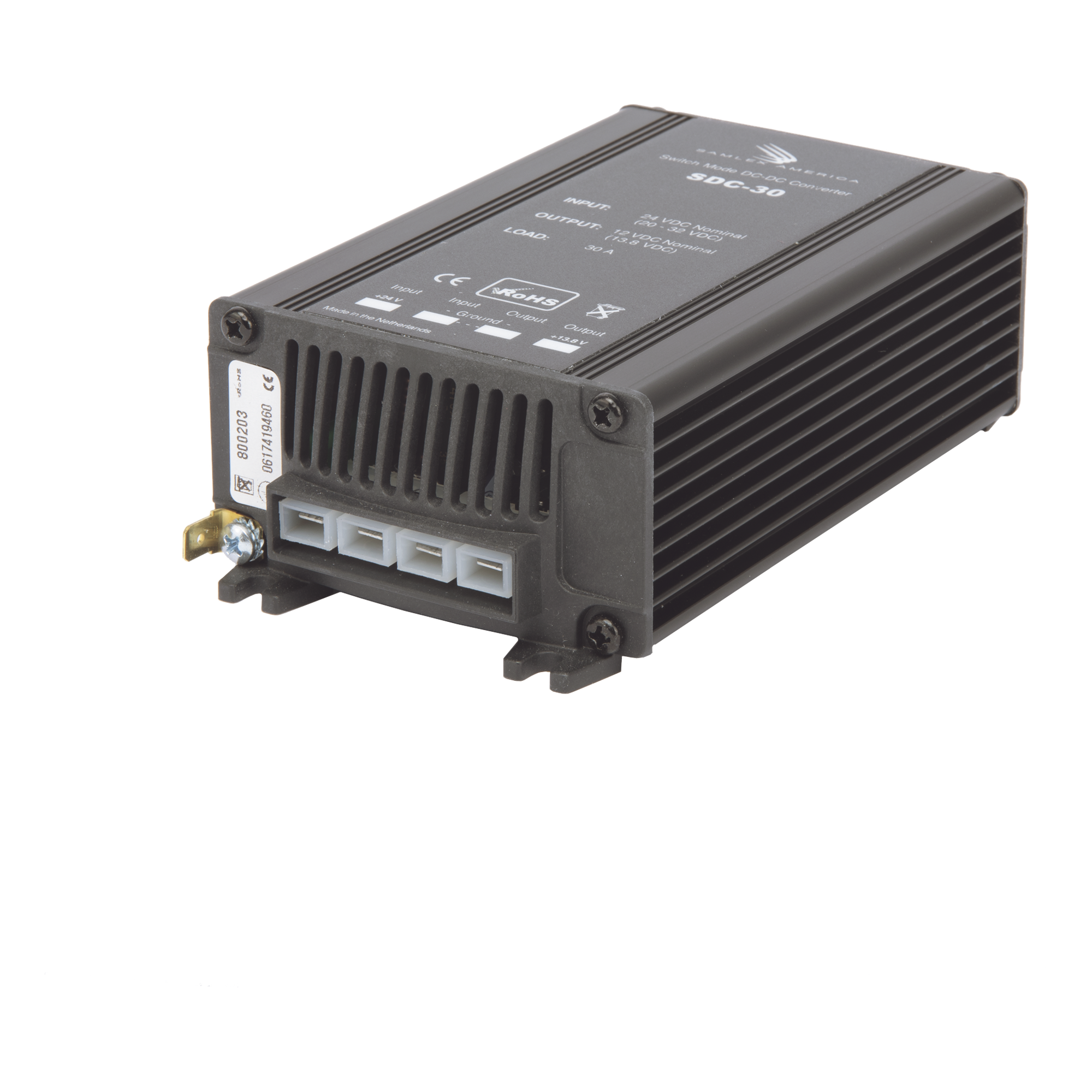 Convertidor de CD-CD, Entrada: 20-35 Vcc, Salida 13.8 Vcc 30 A.