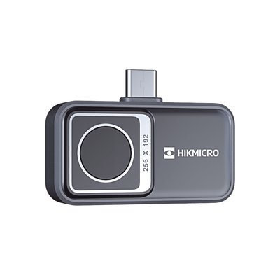 Mini2 V2 - Cámara Termográfica para Smartphone / Resolución IR 256 x 192 (49,152 píxeles) / SuperIR / Rango de -20°C a 400°C / Precisión ±2°C o ±2% / Compatible iOS (Lightning & USB-C) y And